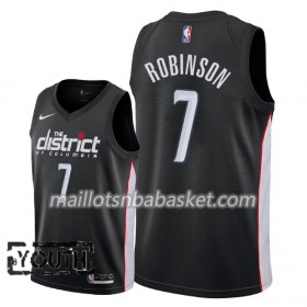 Maillot Enfant Washington Wizards Devin Robinson 7 2018-19 Nike City Edition Noir Swingman